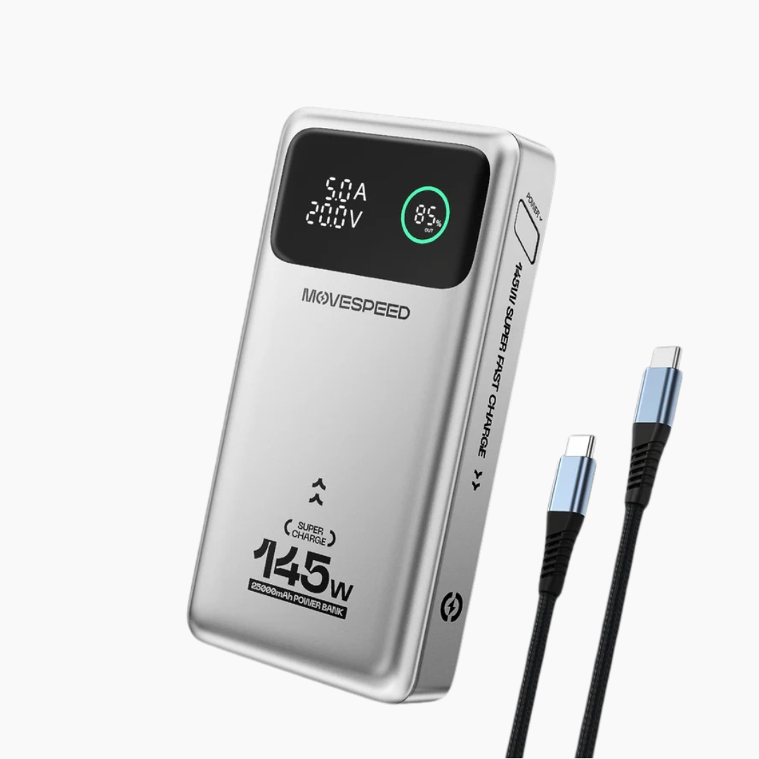 Batterie externe Puissante 140W - 25000mAh