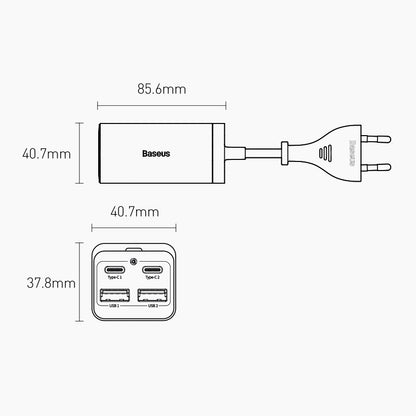 Chargeur Universel Ultra-rapide / 4-en-1 / 100W / 150cm