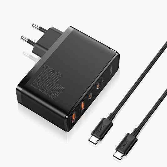 Chargeur Universel Ultra-rapide / 4-en-1 / 100W / Compact