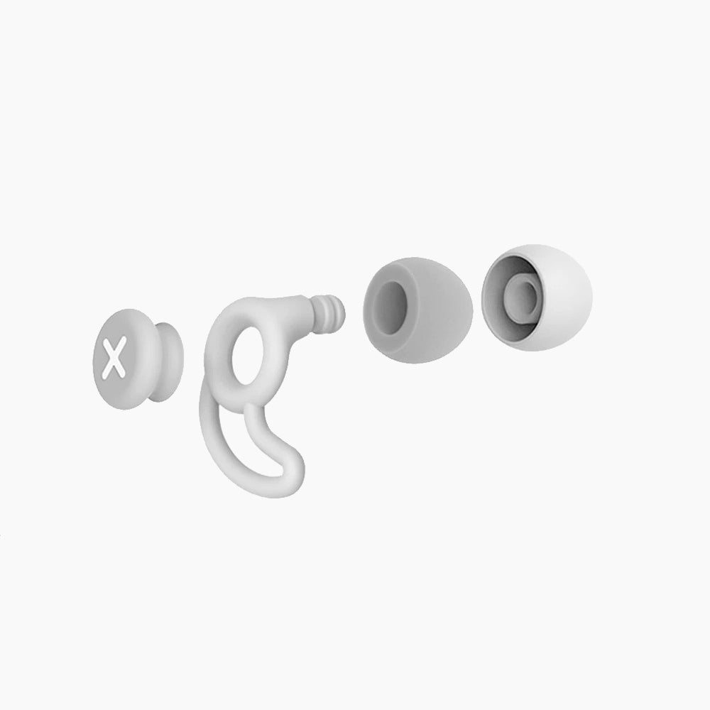 Bouchons d'oreilles ergonomiques silicone lavable + embouts à mémoire de forme