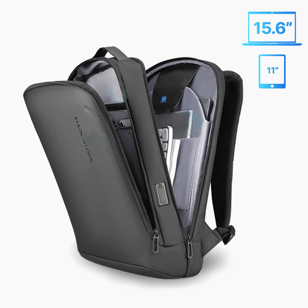 Sac à dos USB à coque rigide ordinateur 15.6" MR-0119