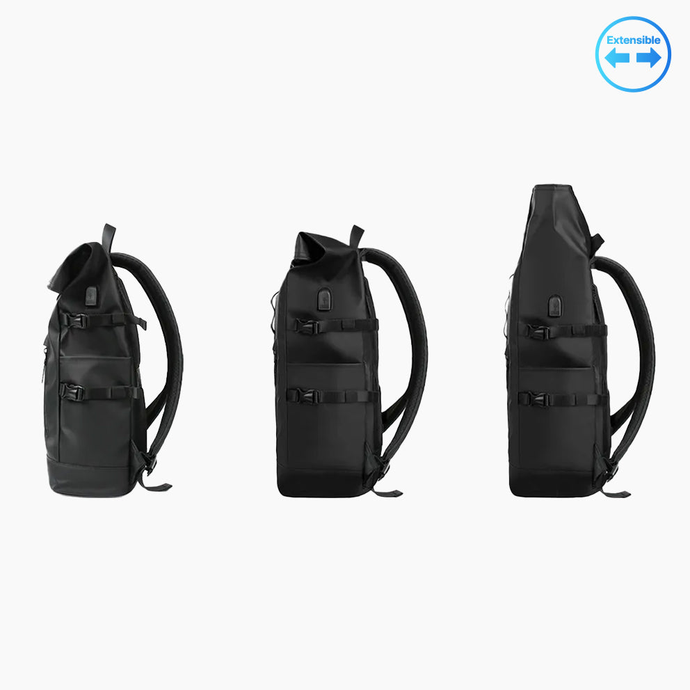 Sac à dos rolltop USB ordinateur 15.6" HK-9559