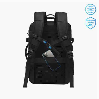 Sac à dos de voyage extensible - bagage cabine - USB ordinateur 17.3" BG-2019