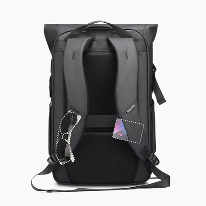 Sac à dos - compartiment chaussures - rolltop USB ordinateur 17.3" MR-3077