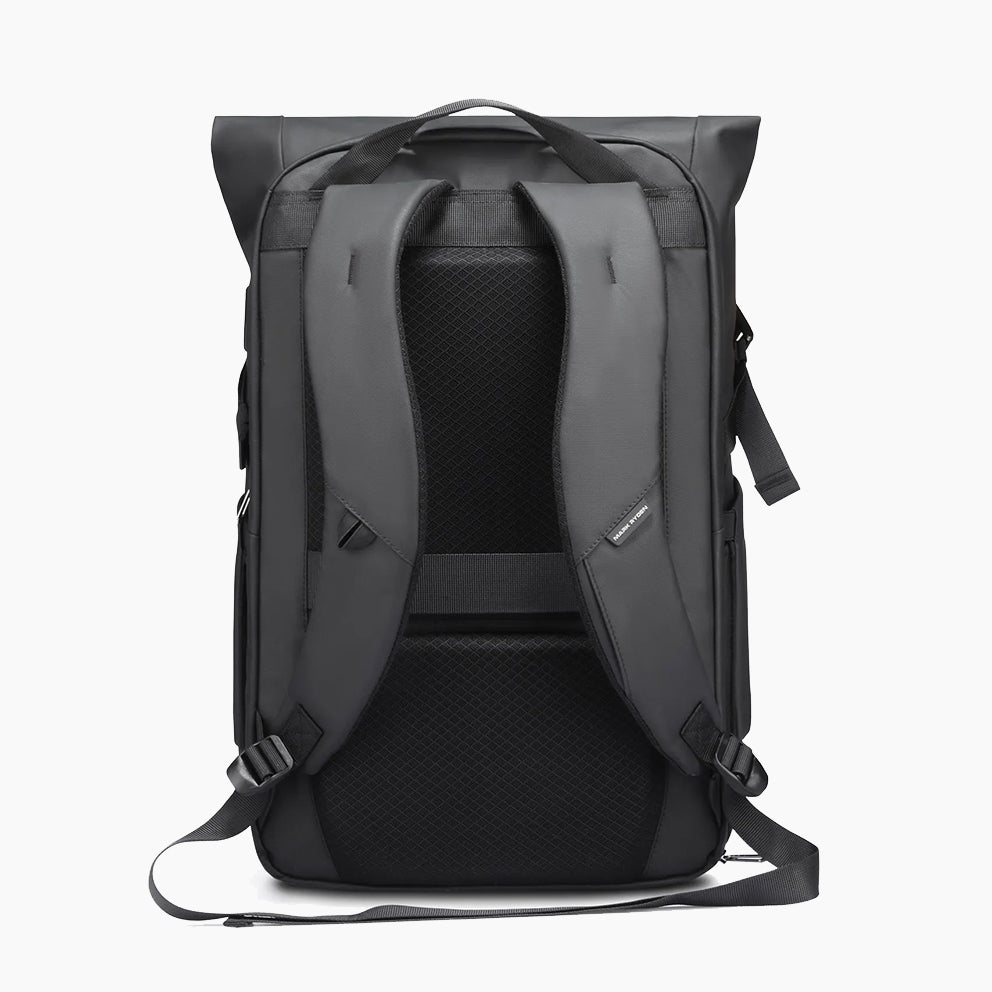 Sac à dos - compartiment chaussures - rolltop USB ordinateur 17.3" MR-3077